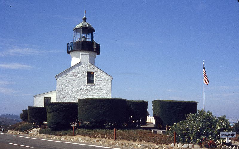 Old Point Loma Lighthouse in Cabrillo National Monument