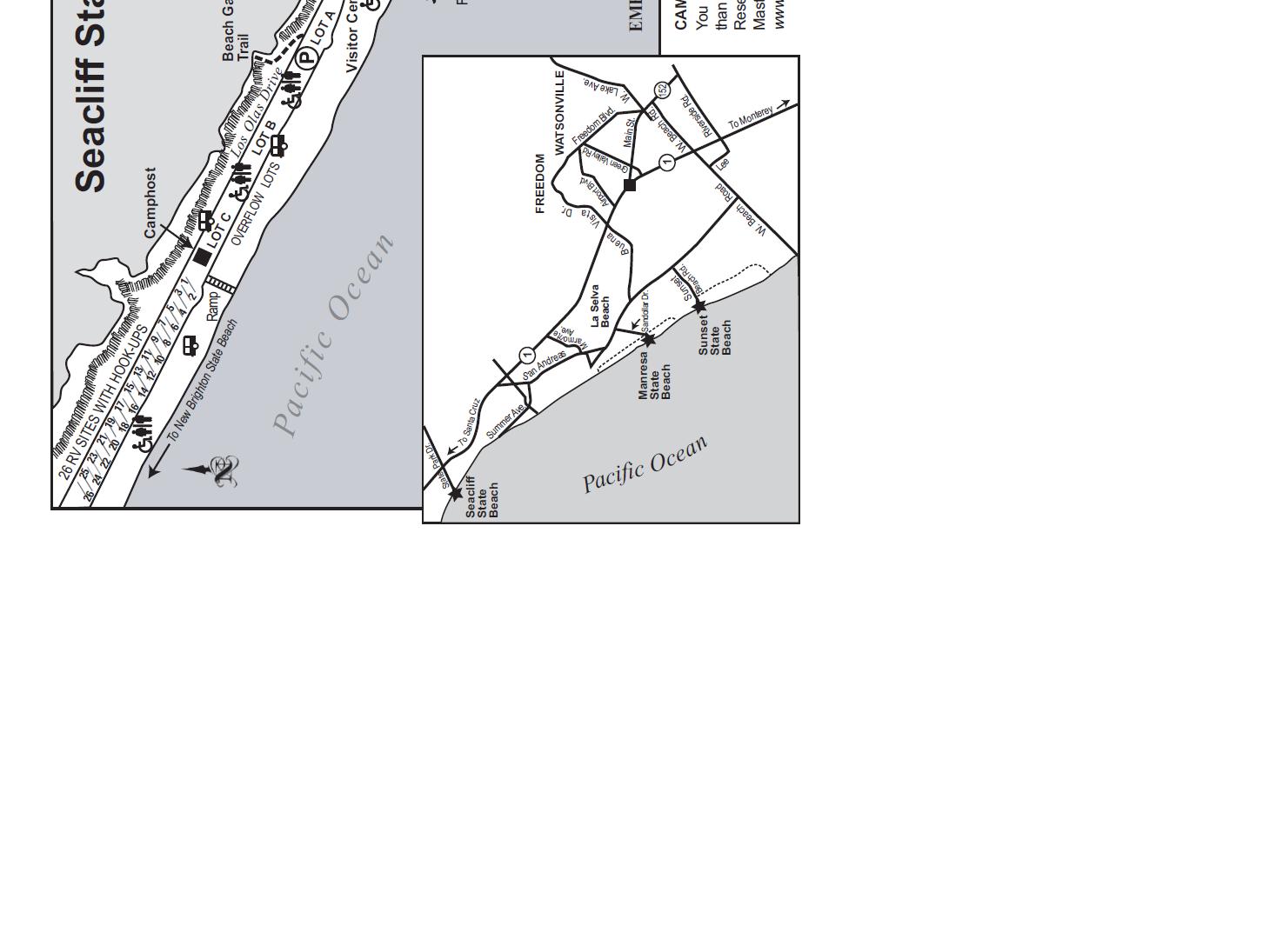 Seacliff State Beach Campground Map