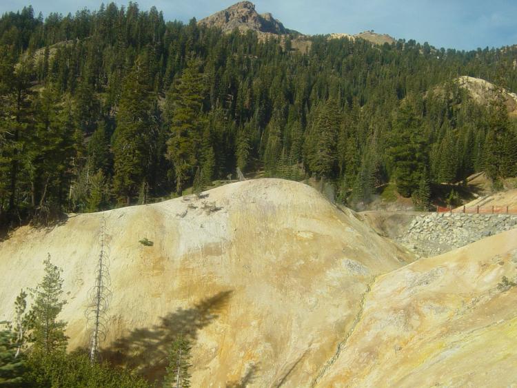 Lassen Volcanic National Park Sulphur Works and Little Hot Springs Valley