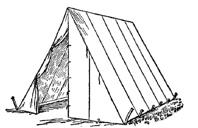 An "A" tent