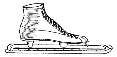 A hockey skate