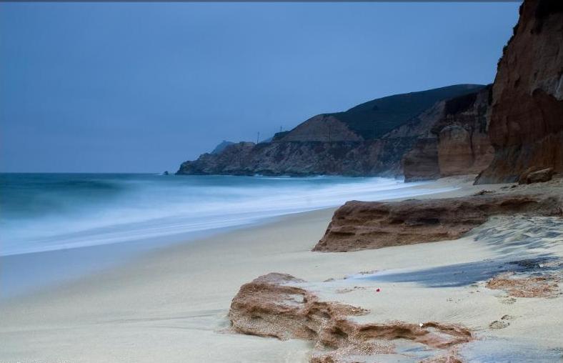 Gray Whale Cove State Beach California