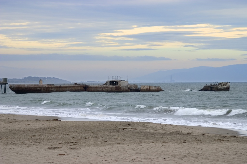 Seacliff State Beach in Aptos, California