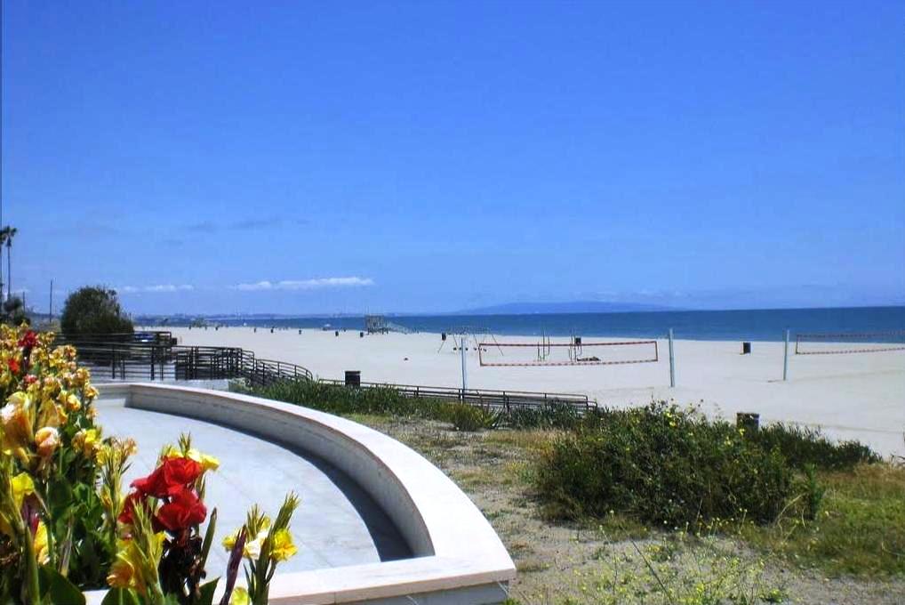 Volleyball Courts in Will Rogers State Beach in Pacific Palisades, California